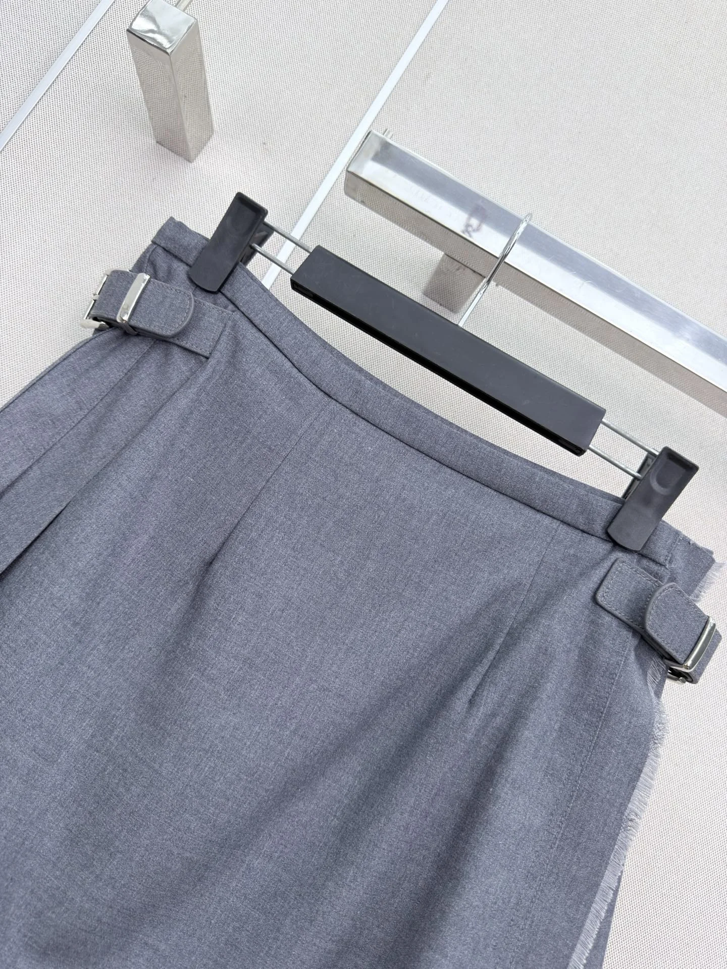 PRADA Skirts White-Gray S-L A80202609062640 - Image 5