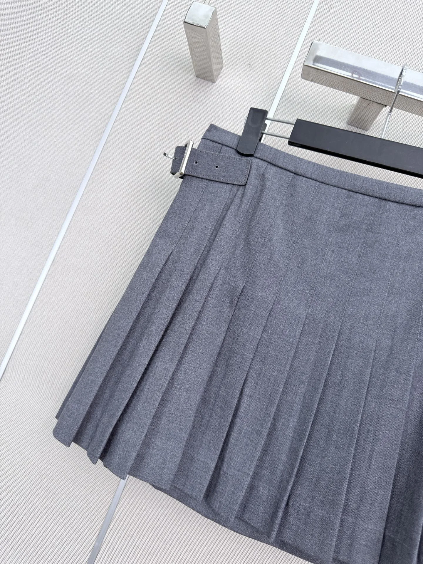 PRADA Skirts White-Gray S-L A80202609062640 - Image 8