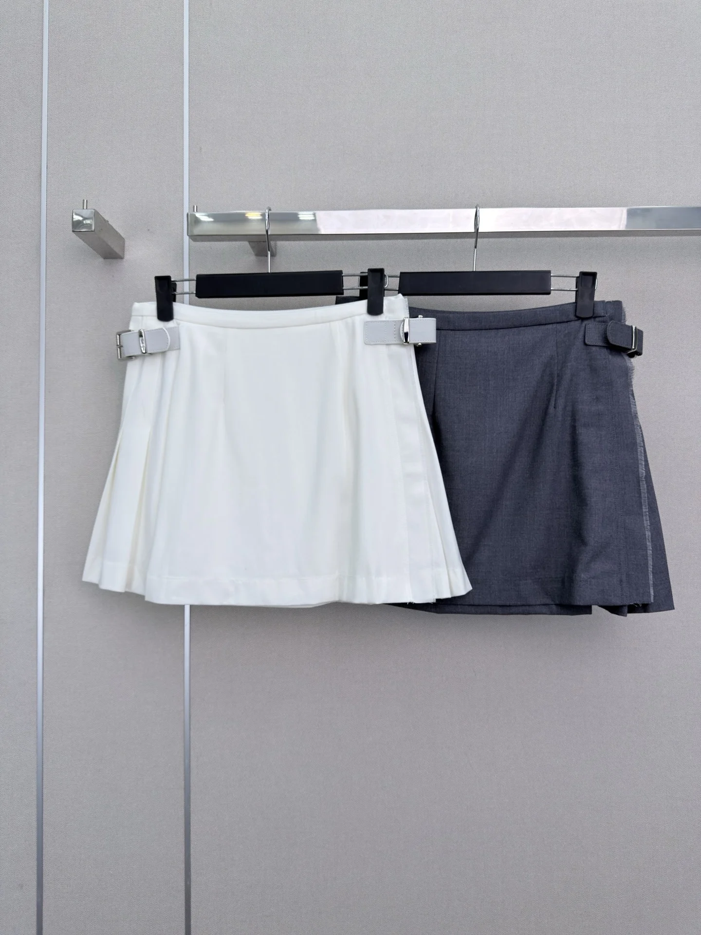 PRADA Skirts White-Gray S-L A80202609062641