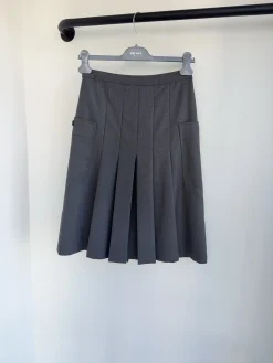 PRADA Skirts Wool Gray 36-40 C80202609062864