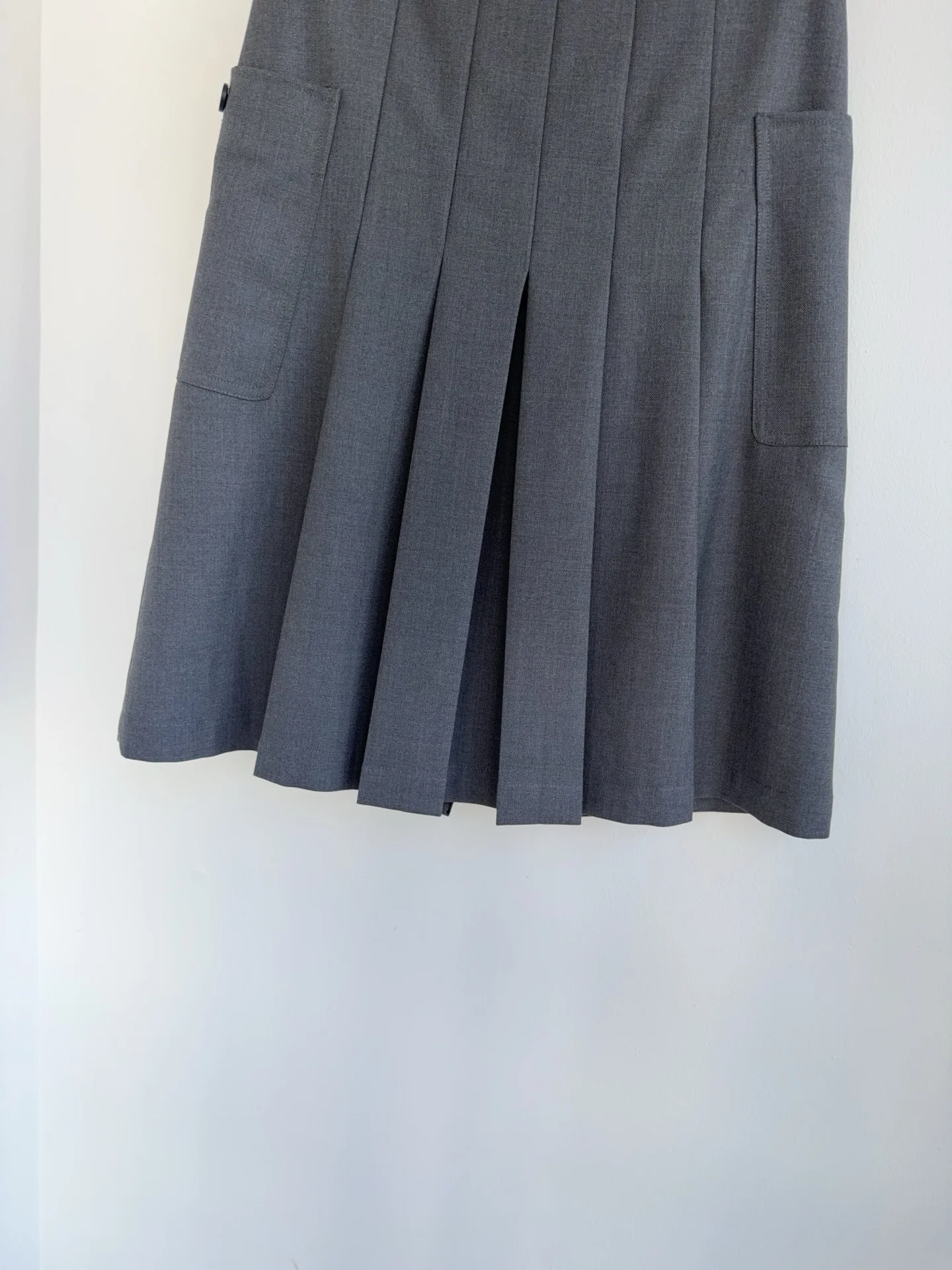 PRADA Skirts Wool Gray 36-40 C80202609062864 - Image 3
