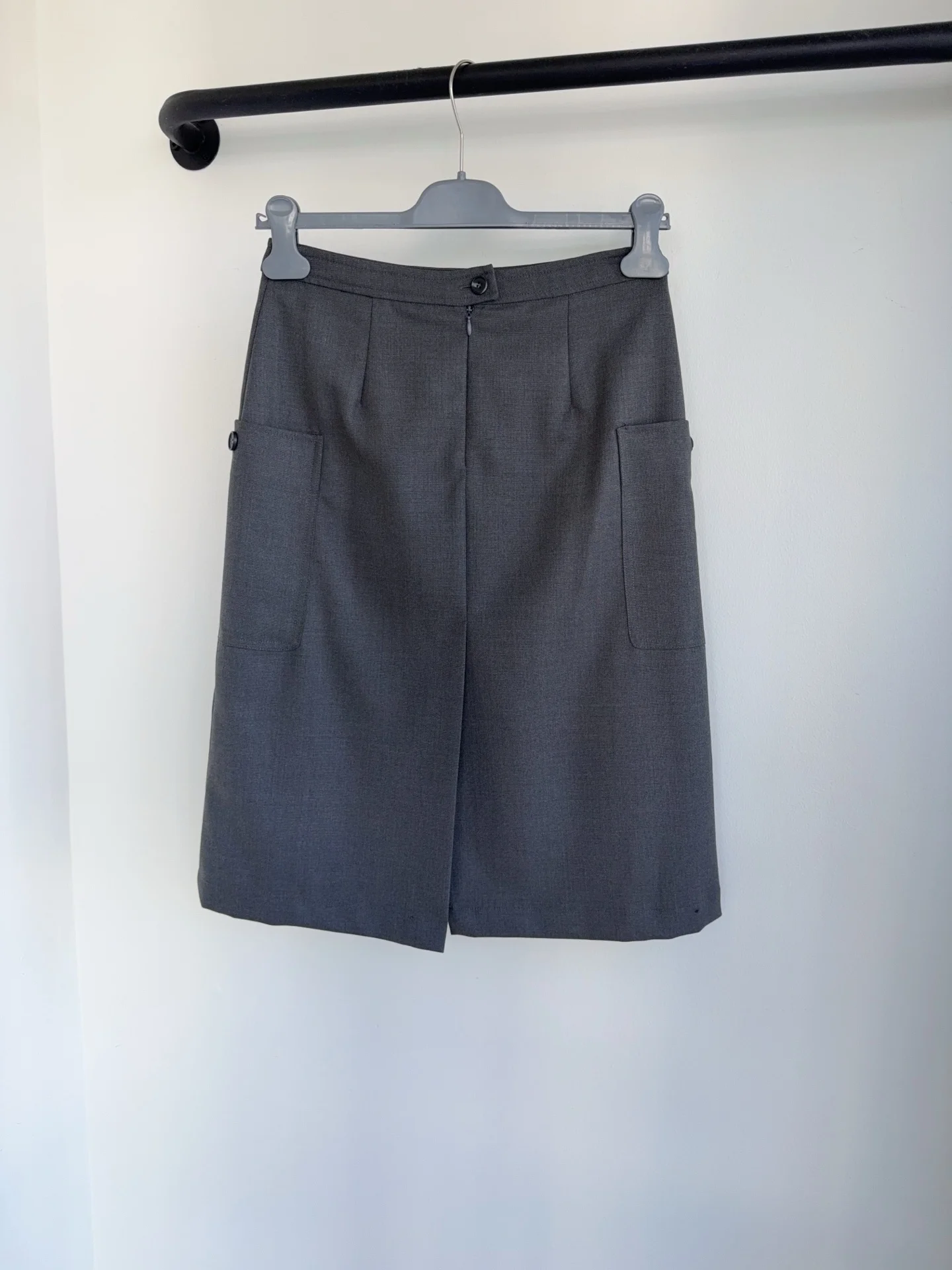 PRADA Skirts Wool Gray 36-40 C80202609062864 - Image 4