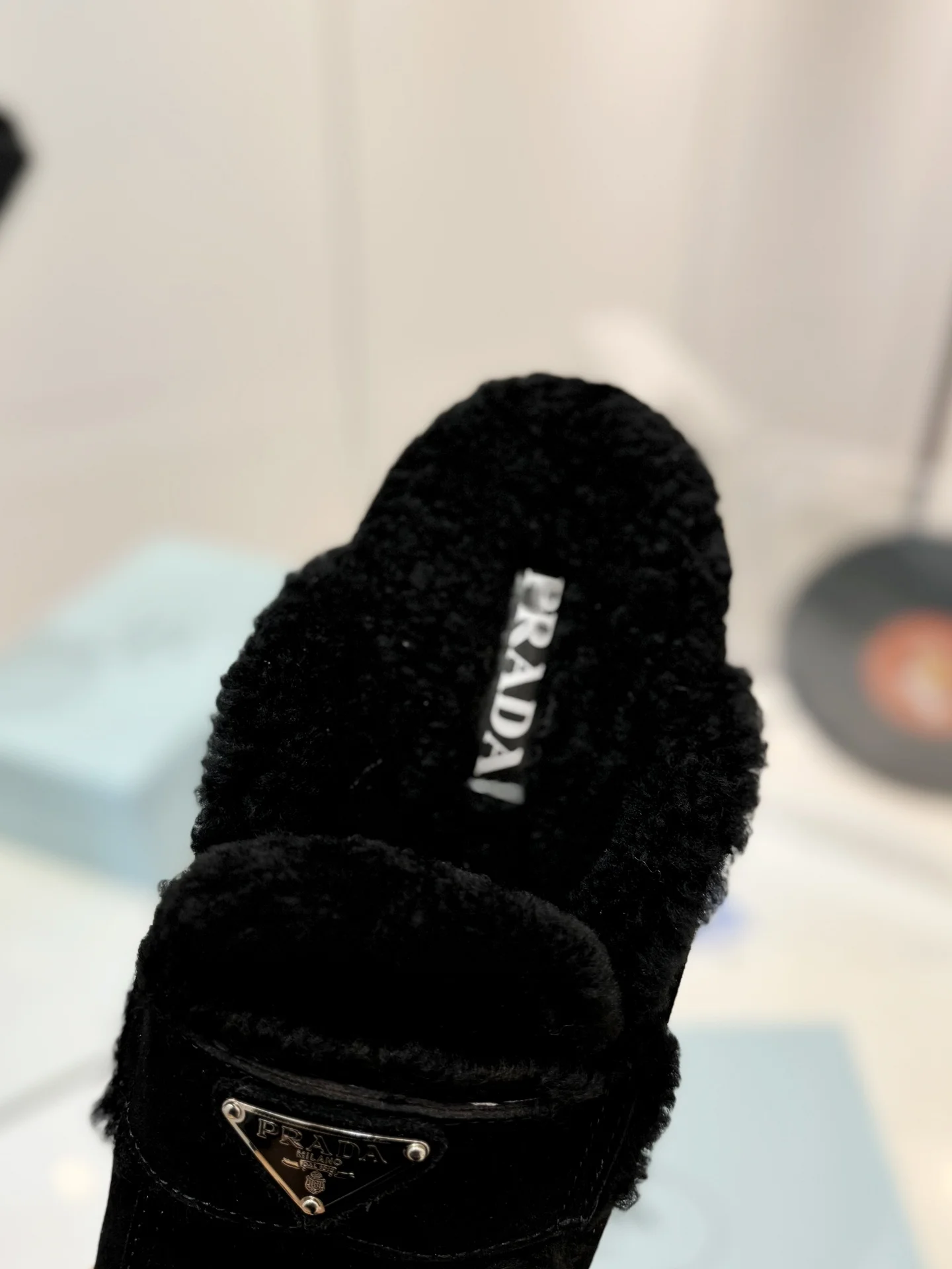 PRADA Slippers Black-Silver B60202609110656 - Image 7