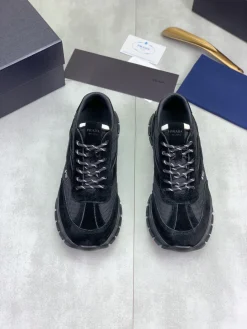 Alternative view of PRADA Sneakers Leather and Mesh Black EU38-45 C20202609110987