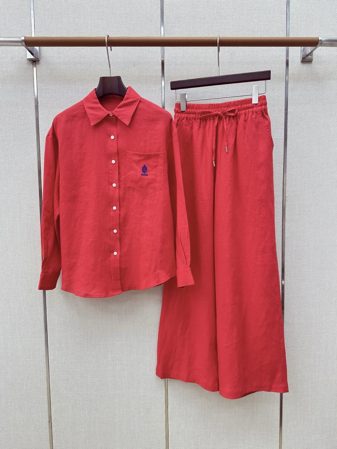 PRADA Suits Linen Red S-M-L D05202609062191