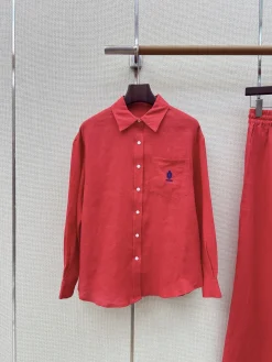 Alternative view of PRADA Suits Linen Red S-M-L D05202609062191