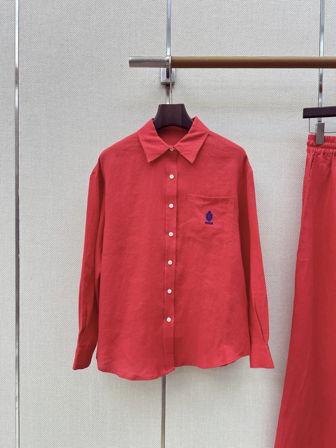 PRADA Suits Linen Red S-M-L D05202609062191 - Image 2