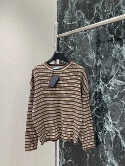 PRADA Sweaters Brown-White S-L B20202609061646