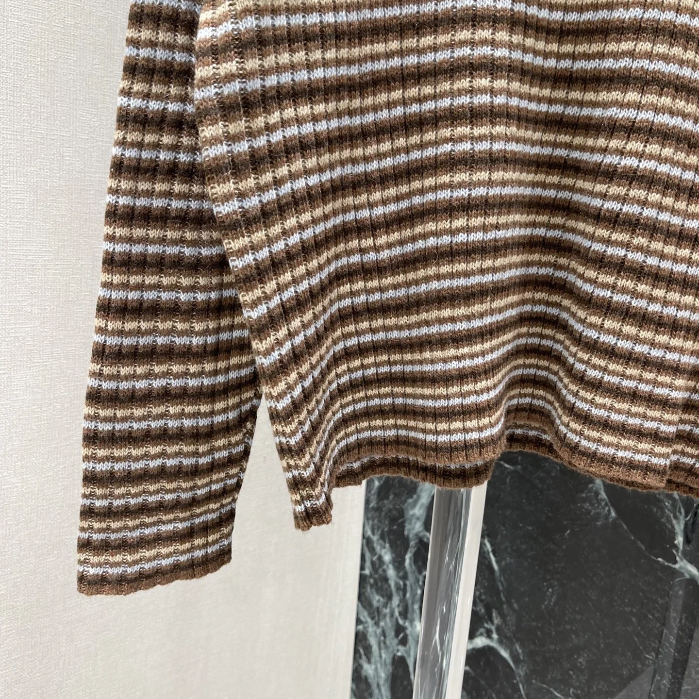 PRADA Sweaters Brown-White S-L B20202609061646 - Image 5