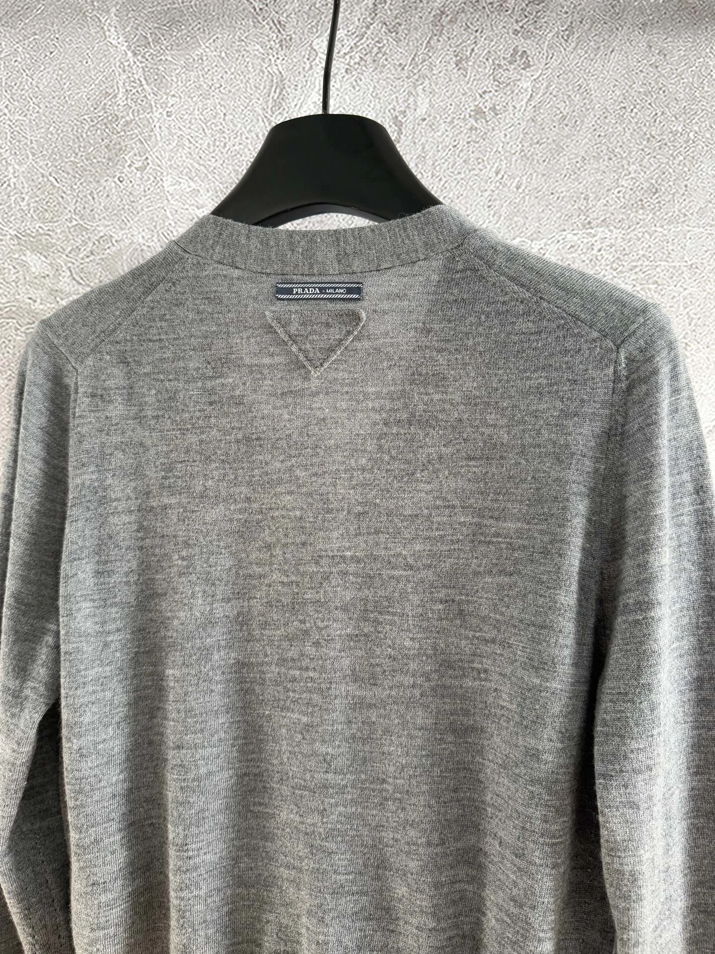 PRADA Sweaters Fine Wool Gray 36-40 C15202609062454 - Image 8