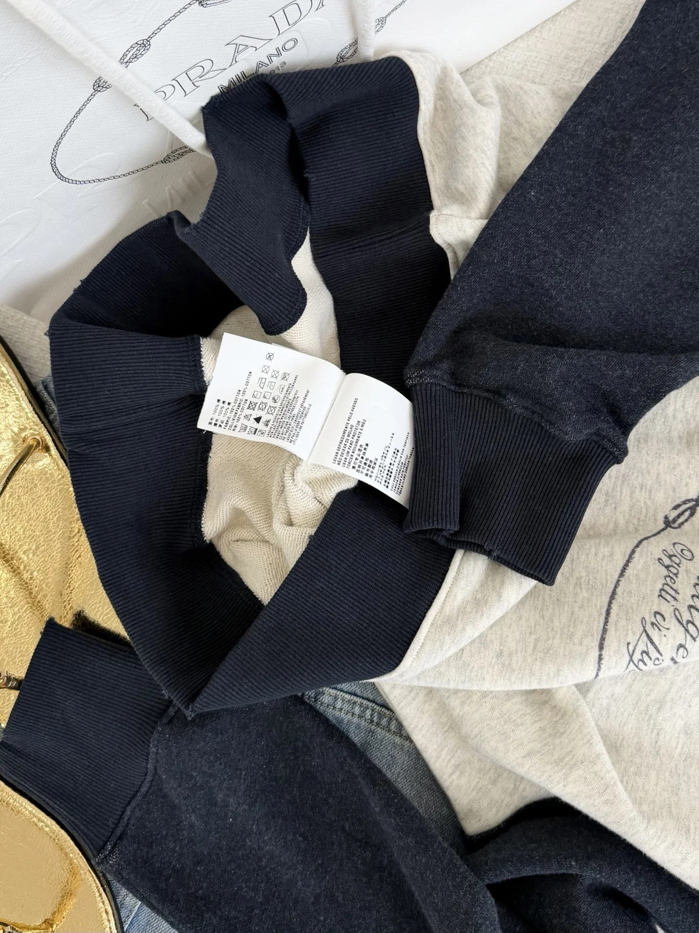 PRADA Sweaters Gray-Black S-L B65202609061043 - Image 7