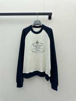 PRADA Sweaters Gray-Navy S-L B55202609063255