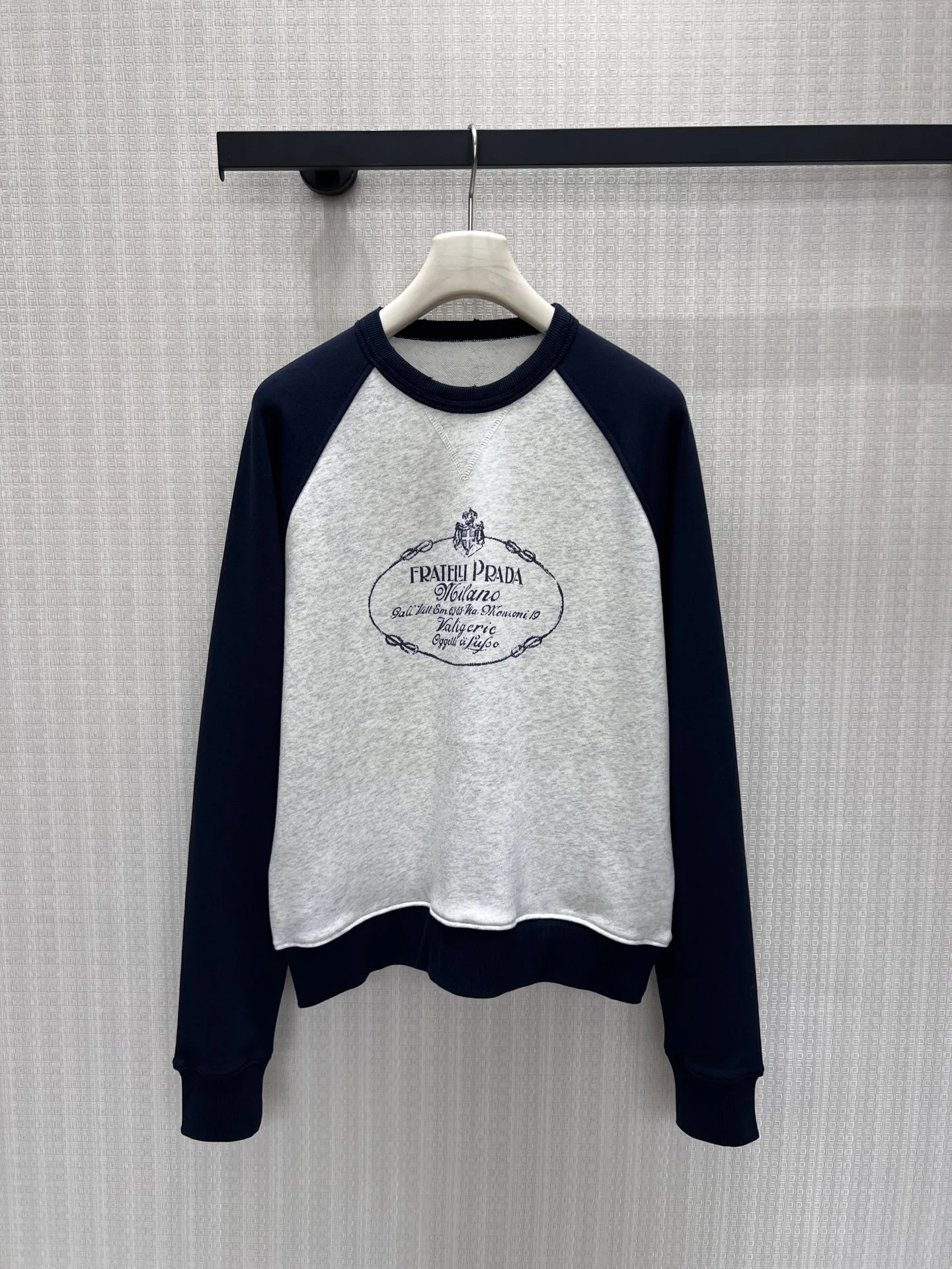 PRADA Sweaters Grey-Navy S-L B35202609060203