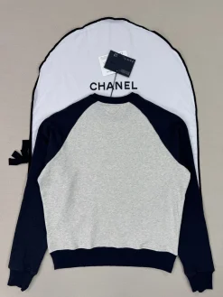 Alternative view of PRADA Sweaters Grey-Navy S-L B65202609063139
