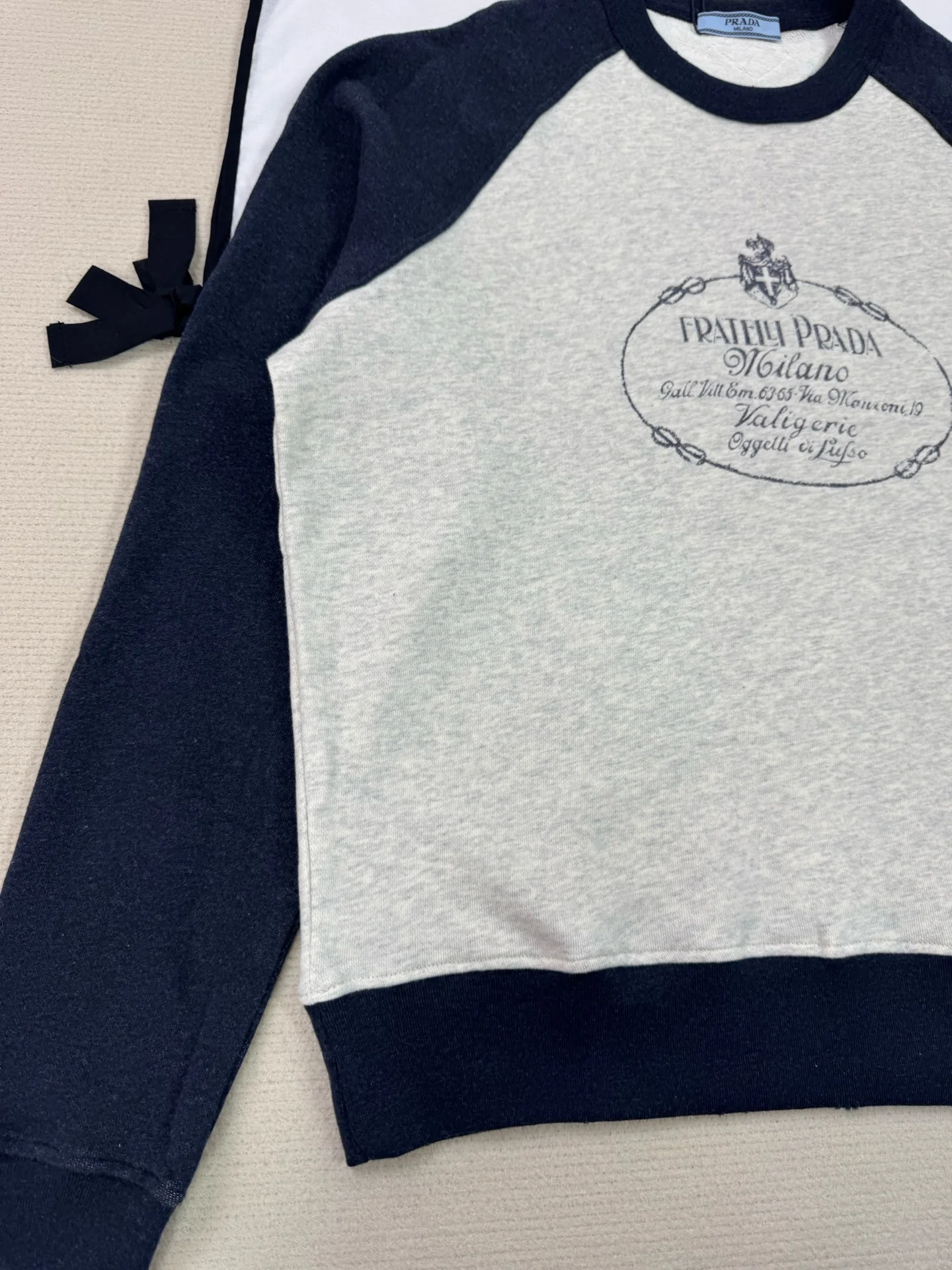 PRADA Sweaters Grey-Navy S-L B65202609063139 - Image 8
