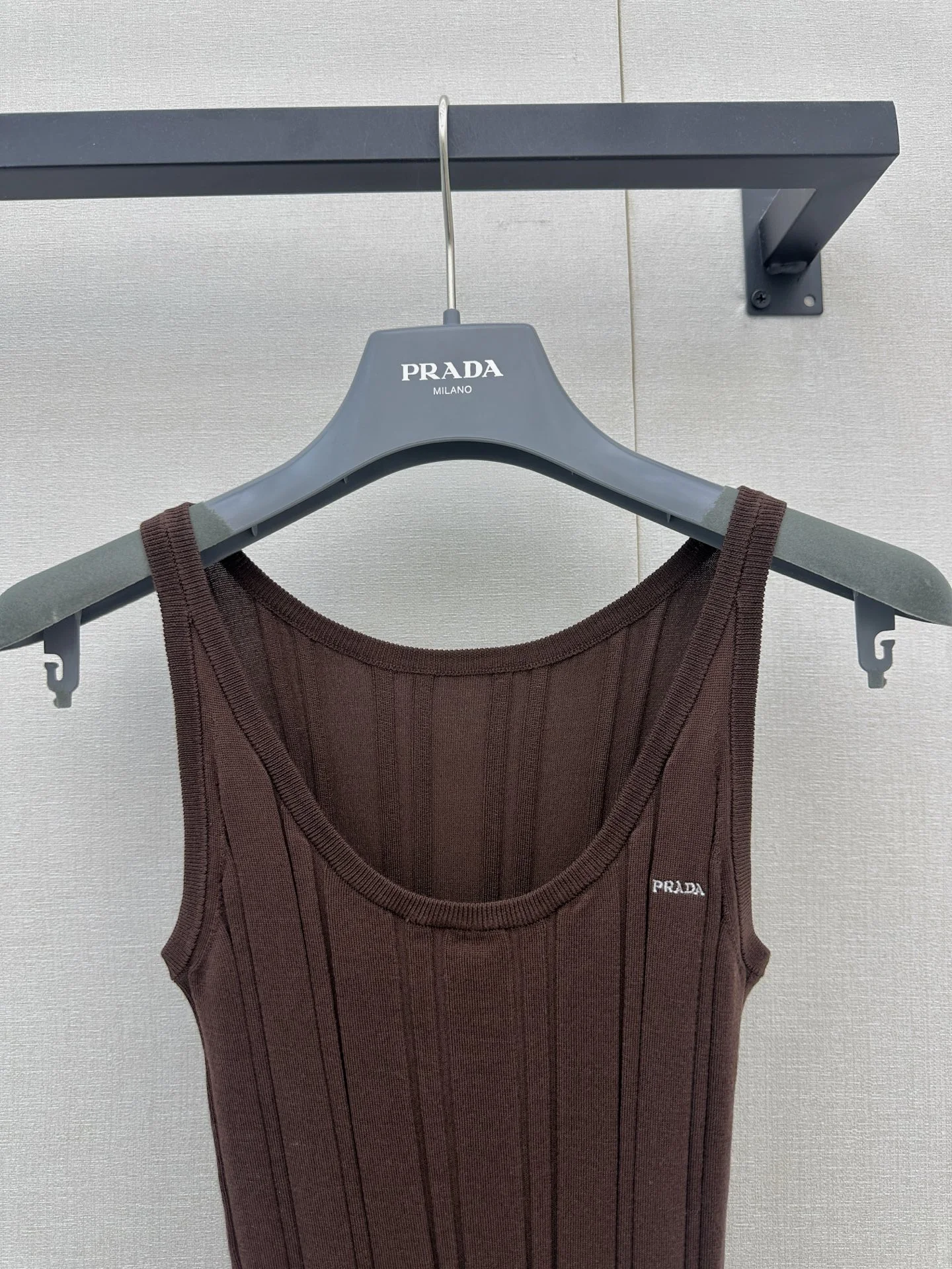 PRADA Sweaters Knit Fabric Brown S-L B75202609061337 - Image 2
