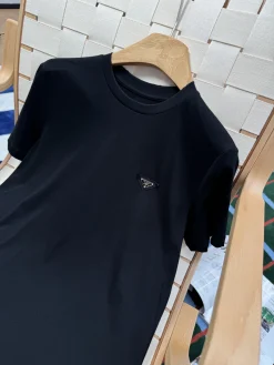 Alternative view of PRADA T-shirts Black S-L A95202609061403