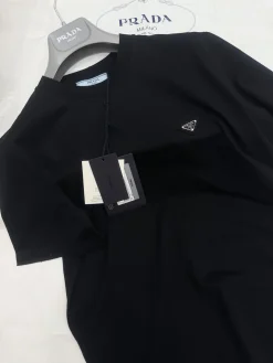 Alternative view of PRADA T-shirts Black S-L A95202609063625
