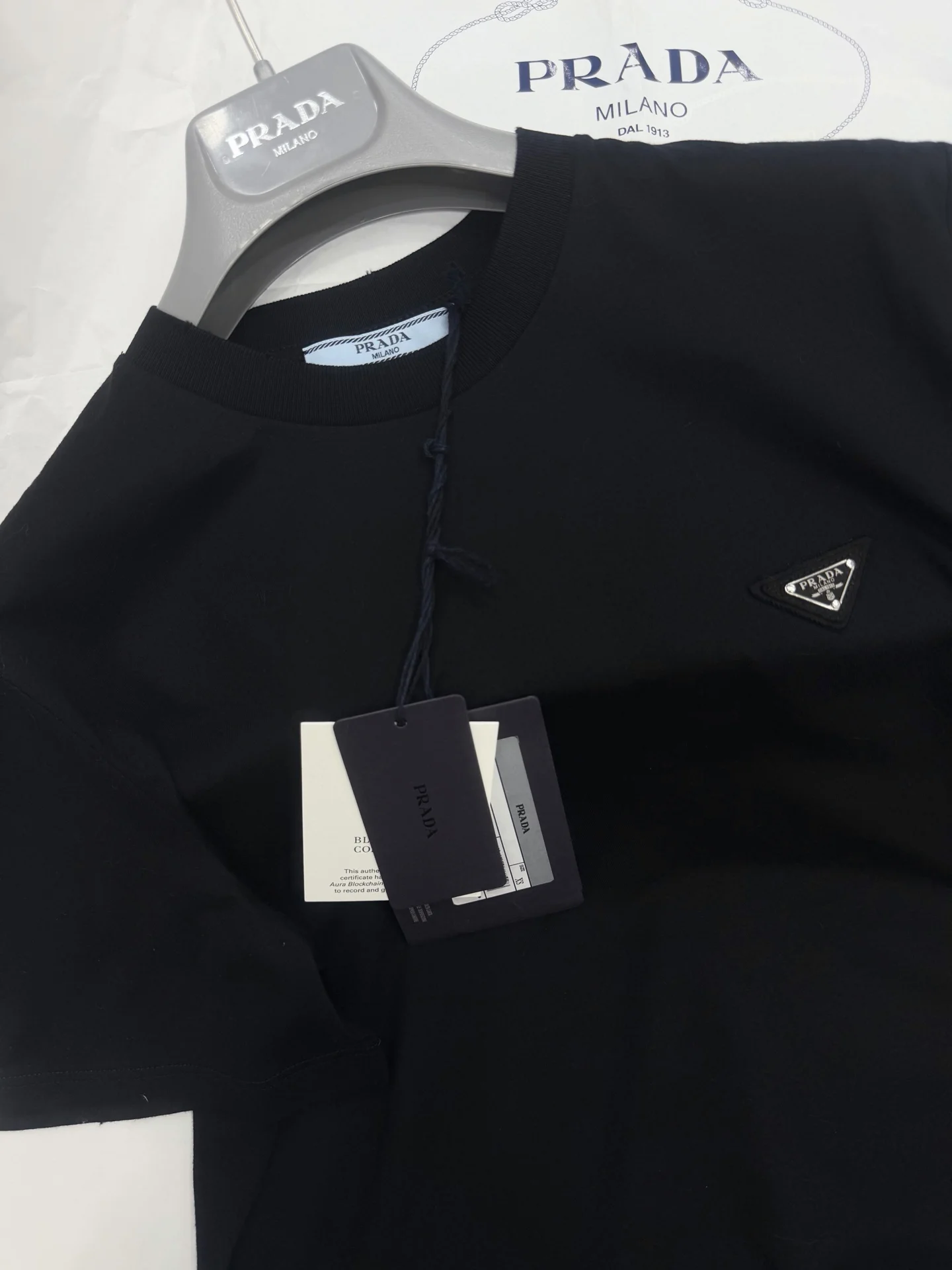 PRADA T-shirts Black S-L A95202609063625 - Image 3