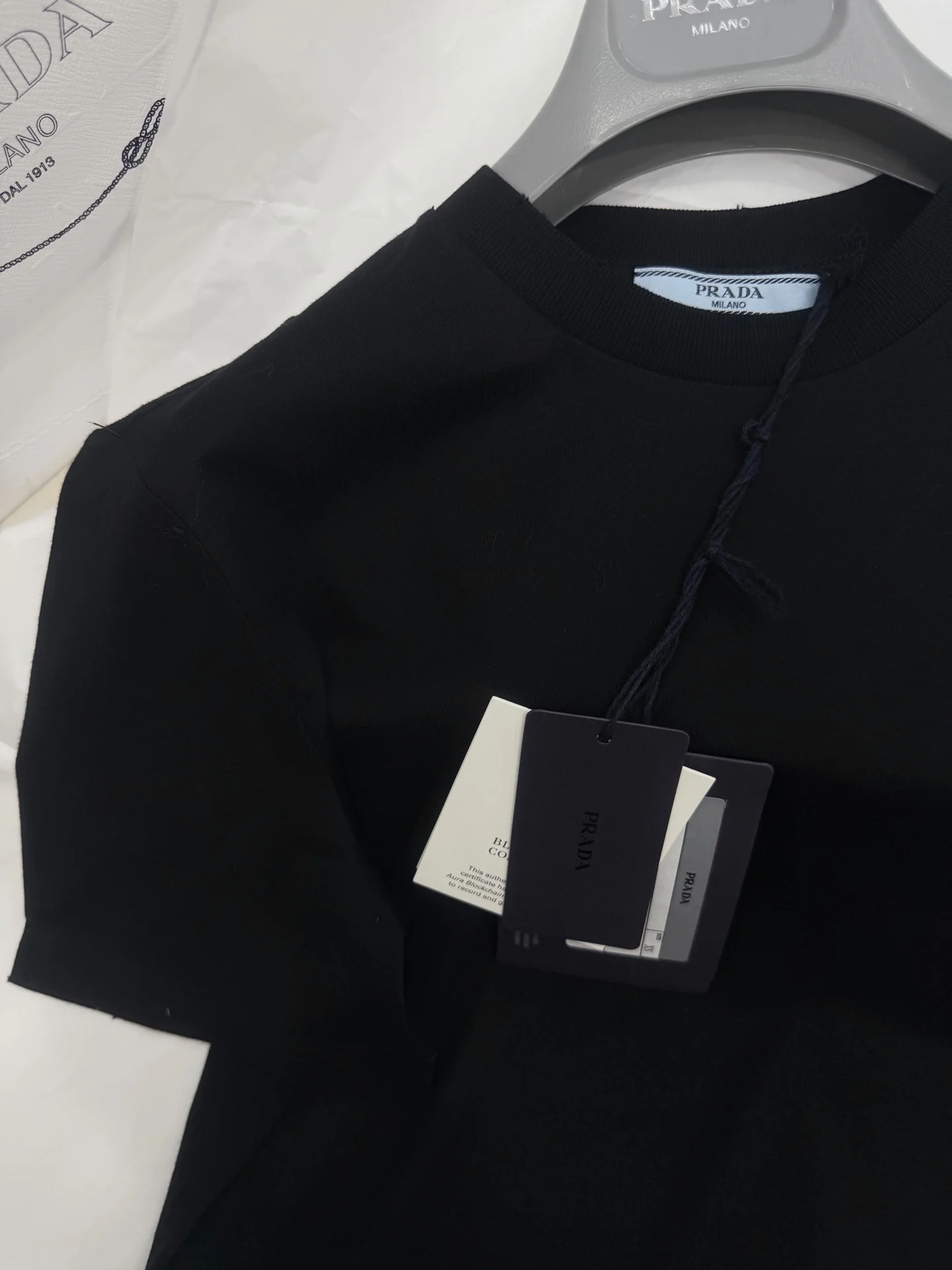 PRADA T-shirts Black S-L A95202609063625 - Image 4
