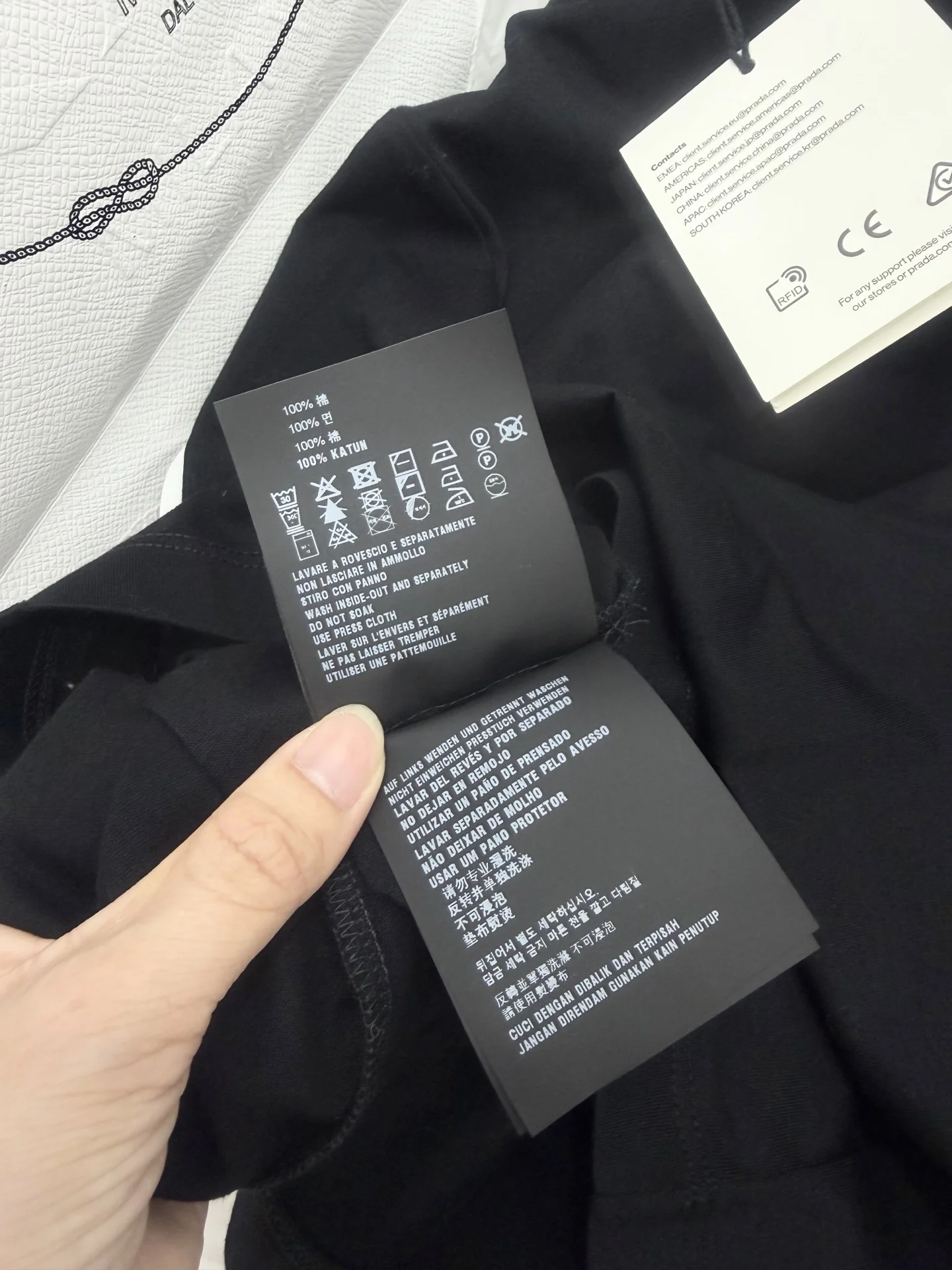 PRADA T-shirts Black S-L A95202609063625 - Image 8