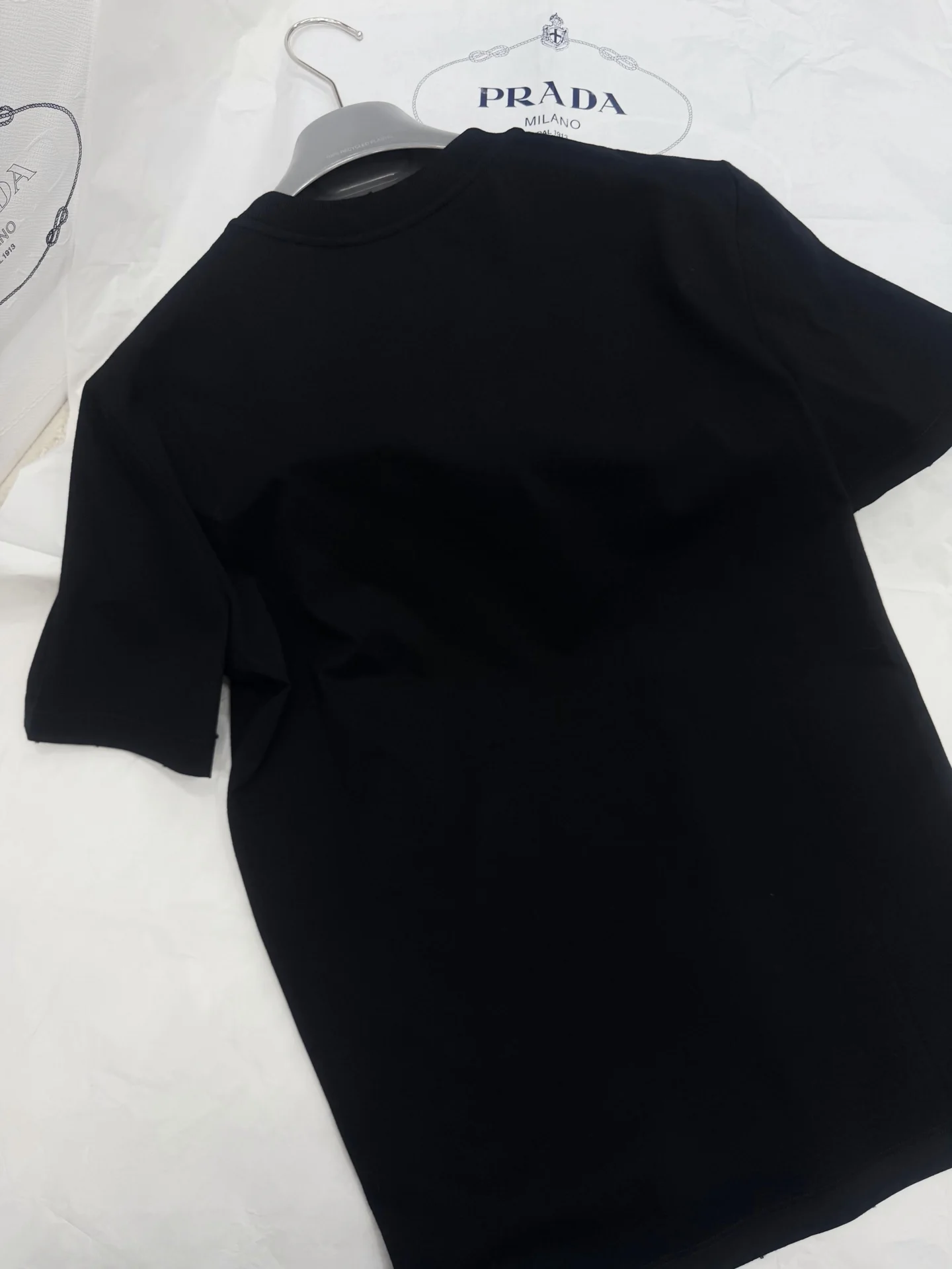 PRADA T-shirts Black S-L A95202609063625 - Image 9