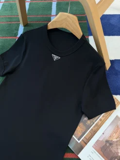 Alternative view of PRADA T-shirts Black-Silver S-L A95202609060686