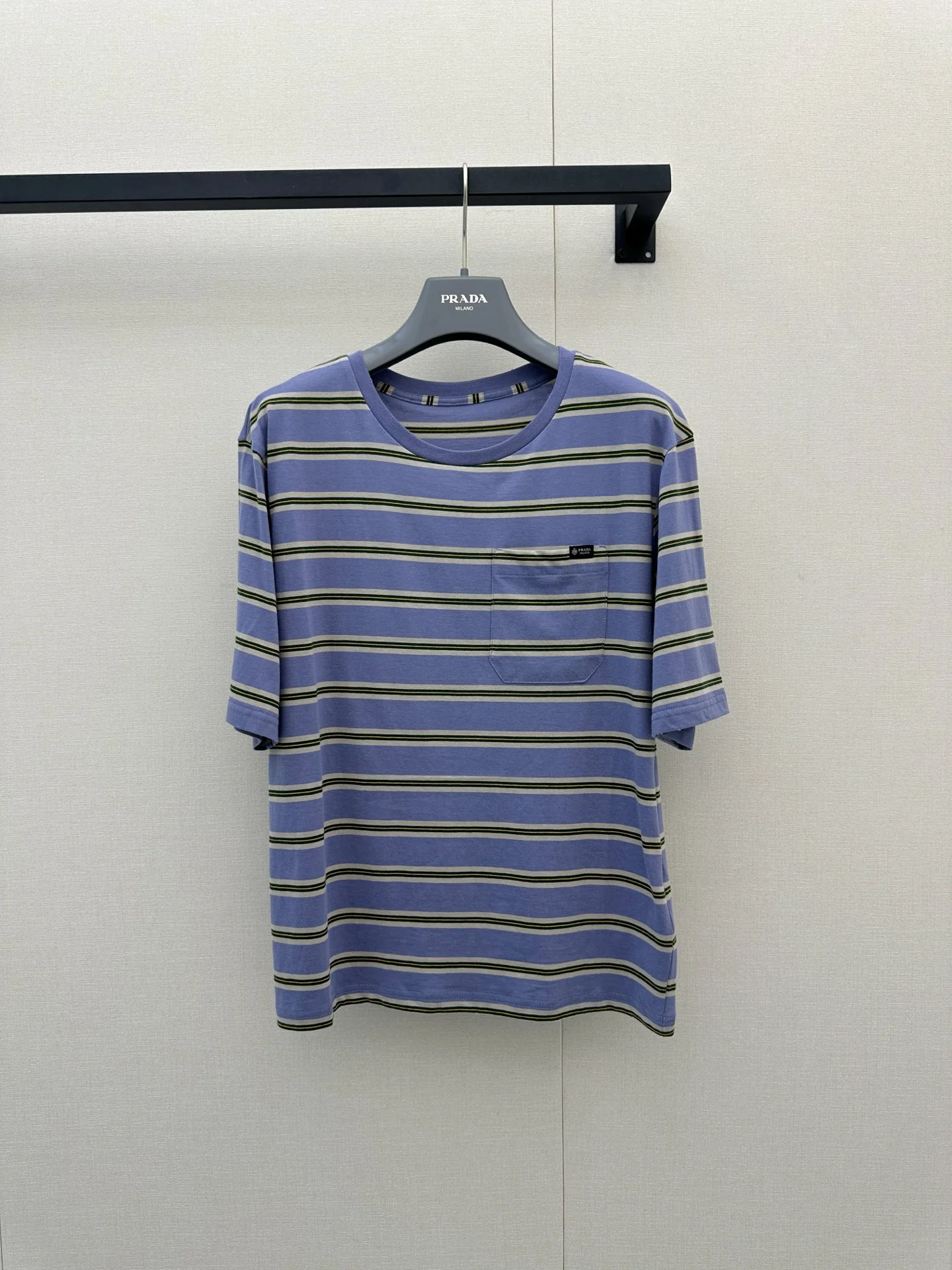 PRADA T-shirts Blue-Gray S-L A95202609061330