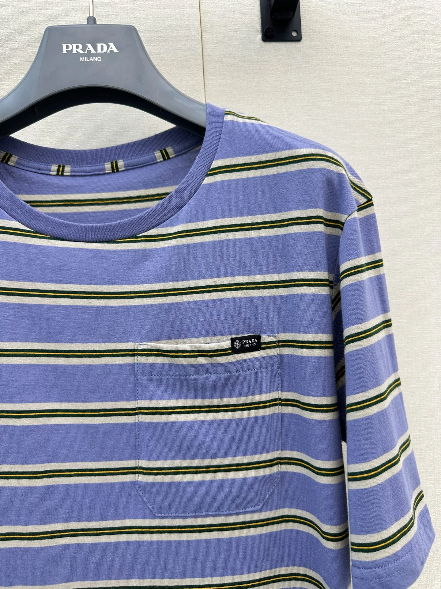 PRADA T-shirts Blue-Gray S-L A95202609061330 - Image 5