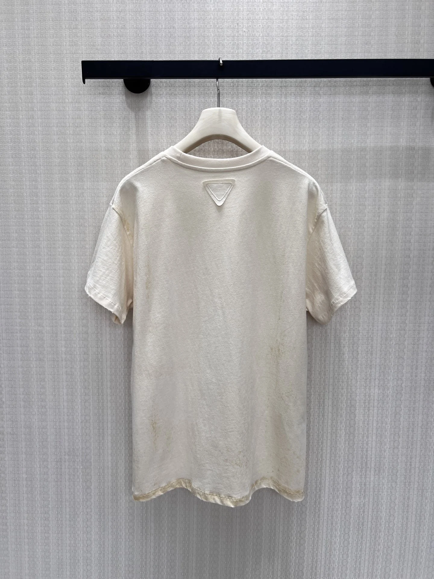 PRADA T-shirts Cotton Cream-Brown S-L A85202609061833 - Image 2