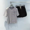 PRADA T-shirts Purple-Black S-L B00202609062277