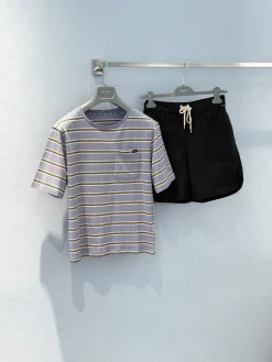 PRADA T-shirts Purple-Black S-L B00202609062277
