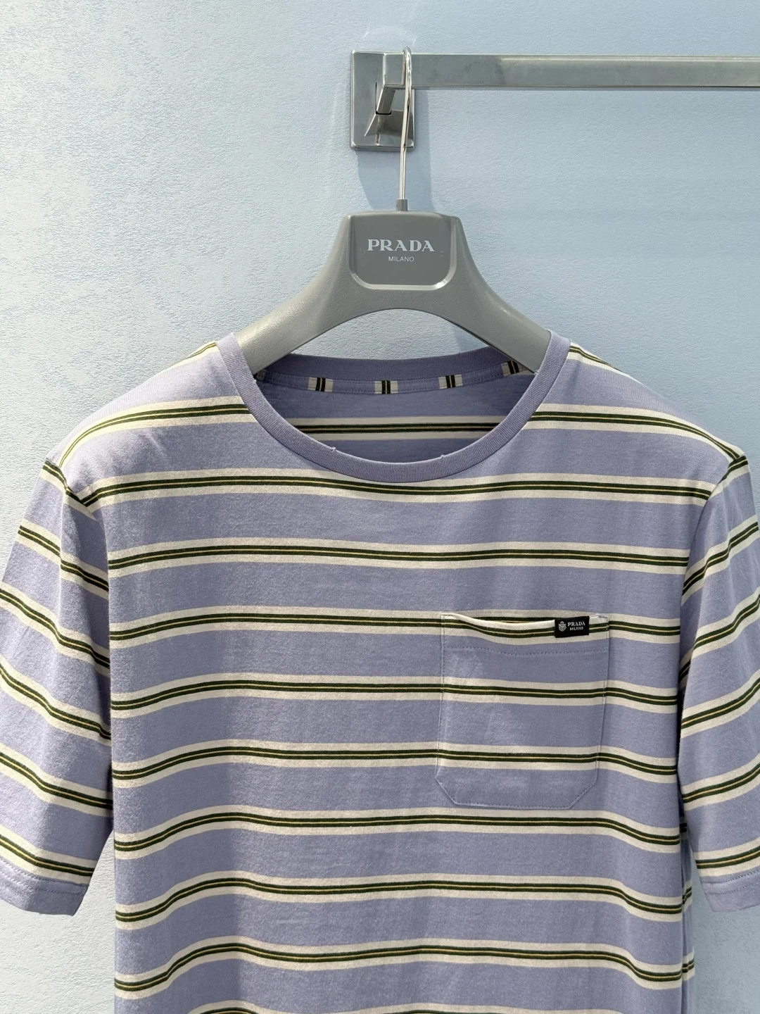 PRADA T-shirts Purple-Black S-L B00202609062277 - Image 4