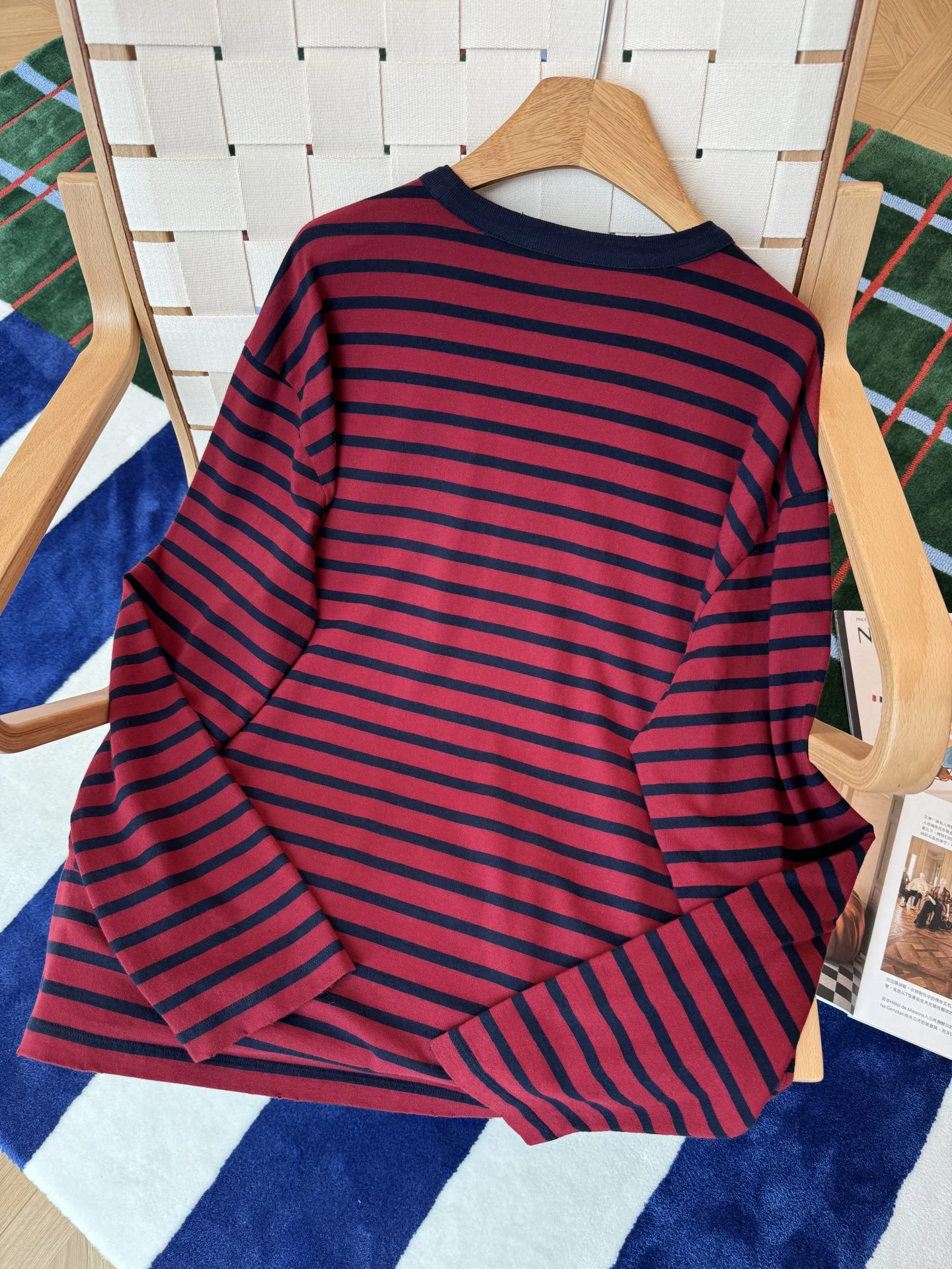 PRADA T-shirts Red-Navy S-L B25202609060038 - Image 6