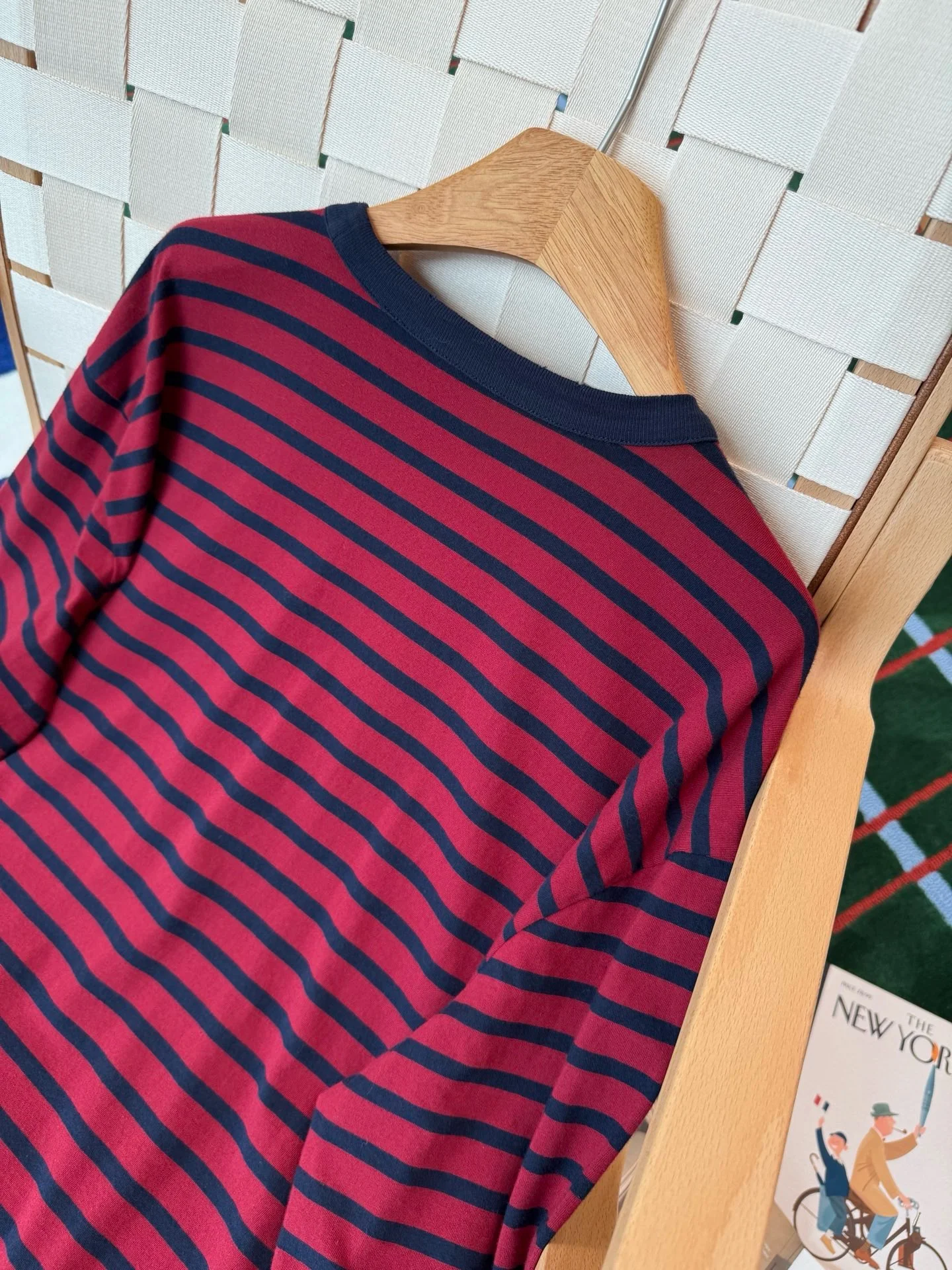 PRADA T-shirts Red-Navy S-L B25202609060038 - Image 9