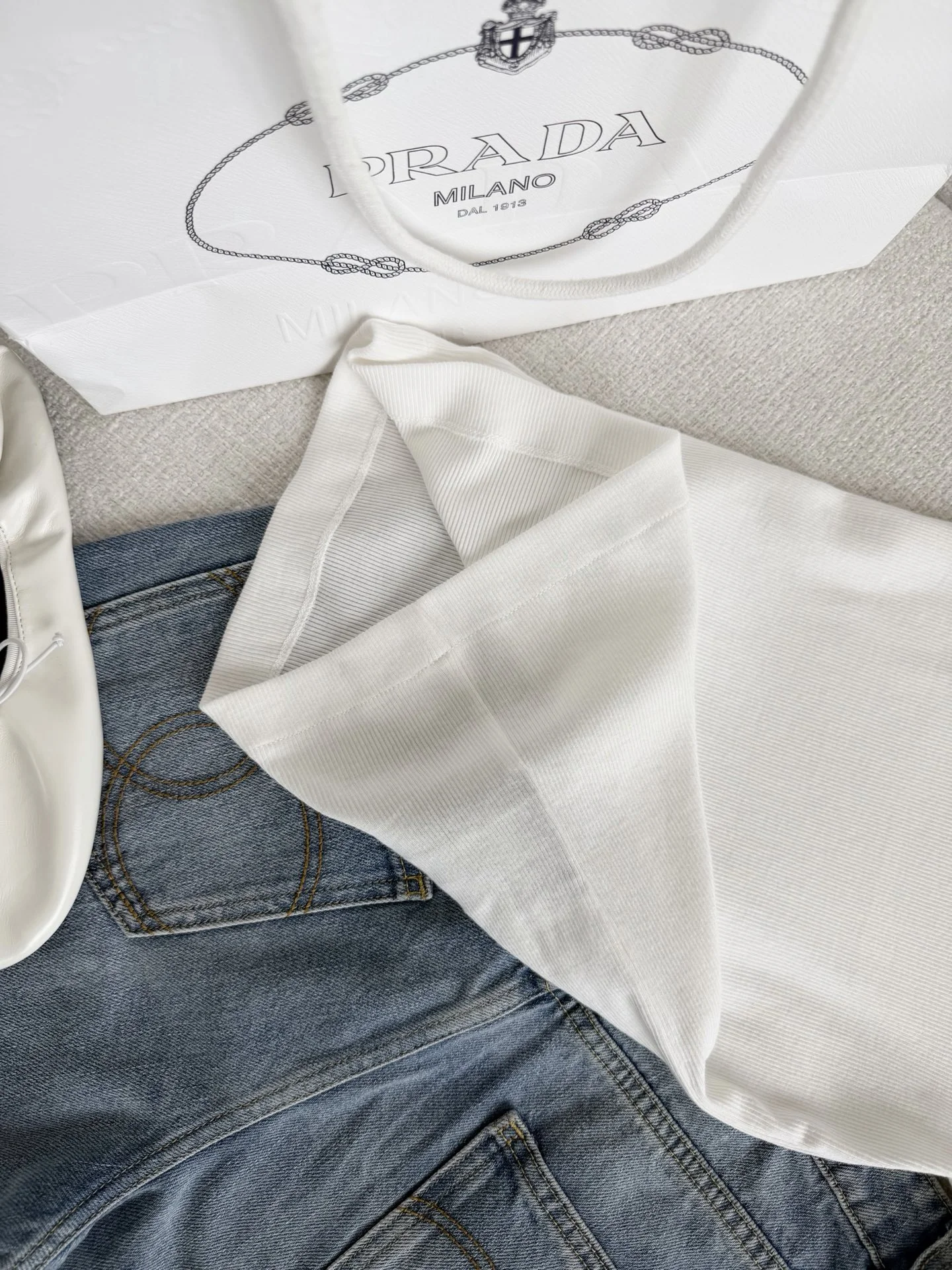 PRADA T-shirts White-Black S-L A85202609063129 - Image 4