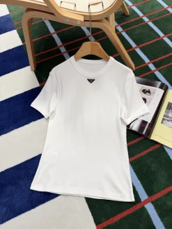PRADA T-shirts White-Black S-L A95202609060685
