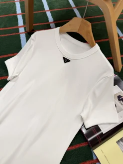 Alternative view of PRADA T-shirts White-Black S-L A95202609060685
