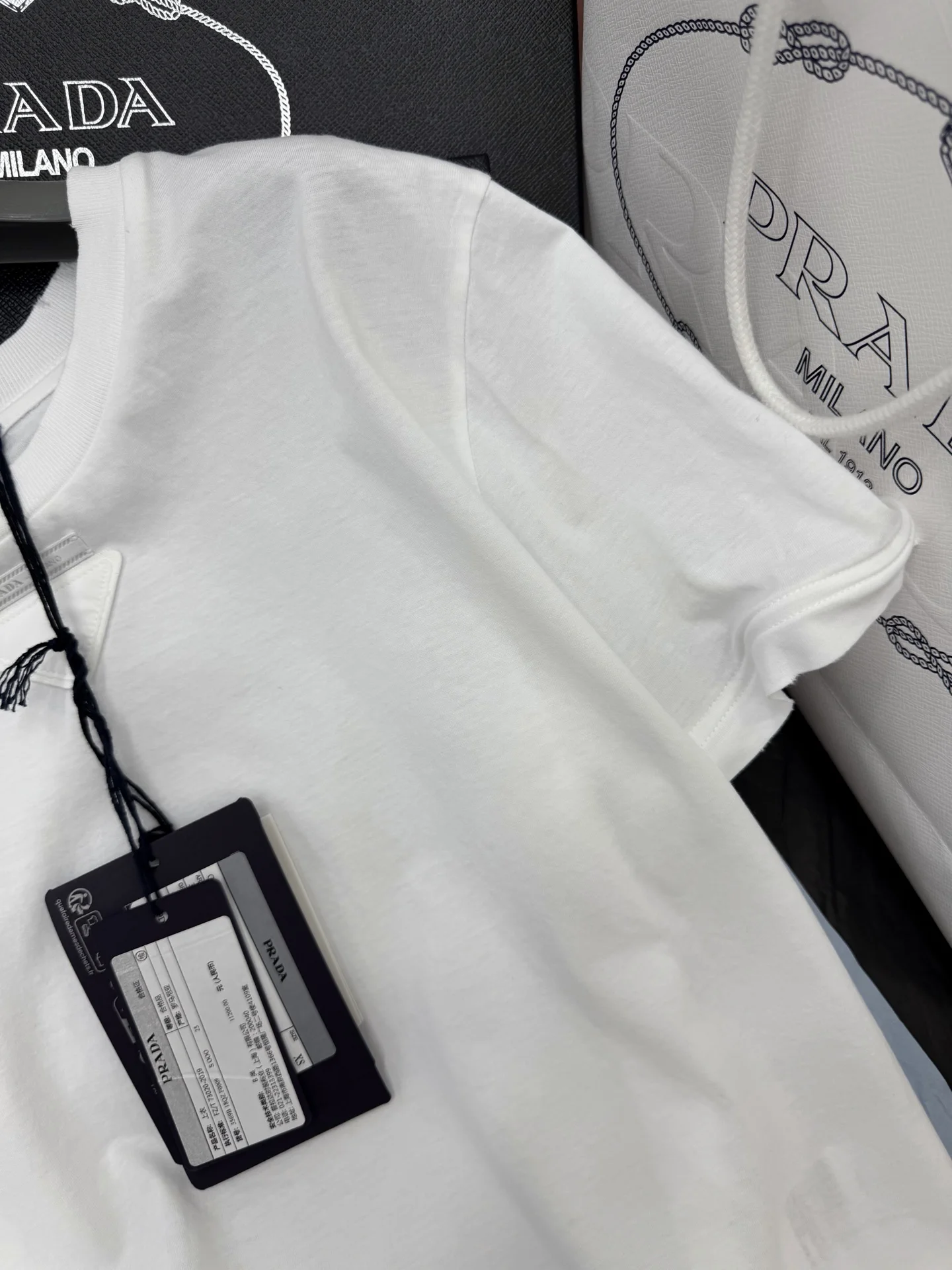PRADA T-shirts White S-L B15202609063626 - Image 3