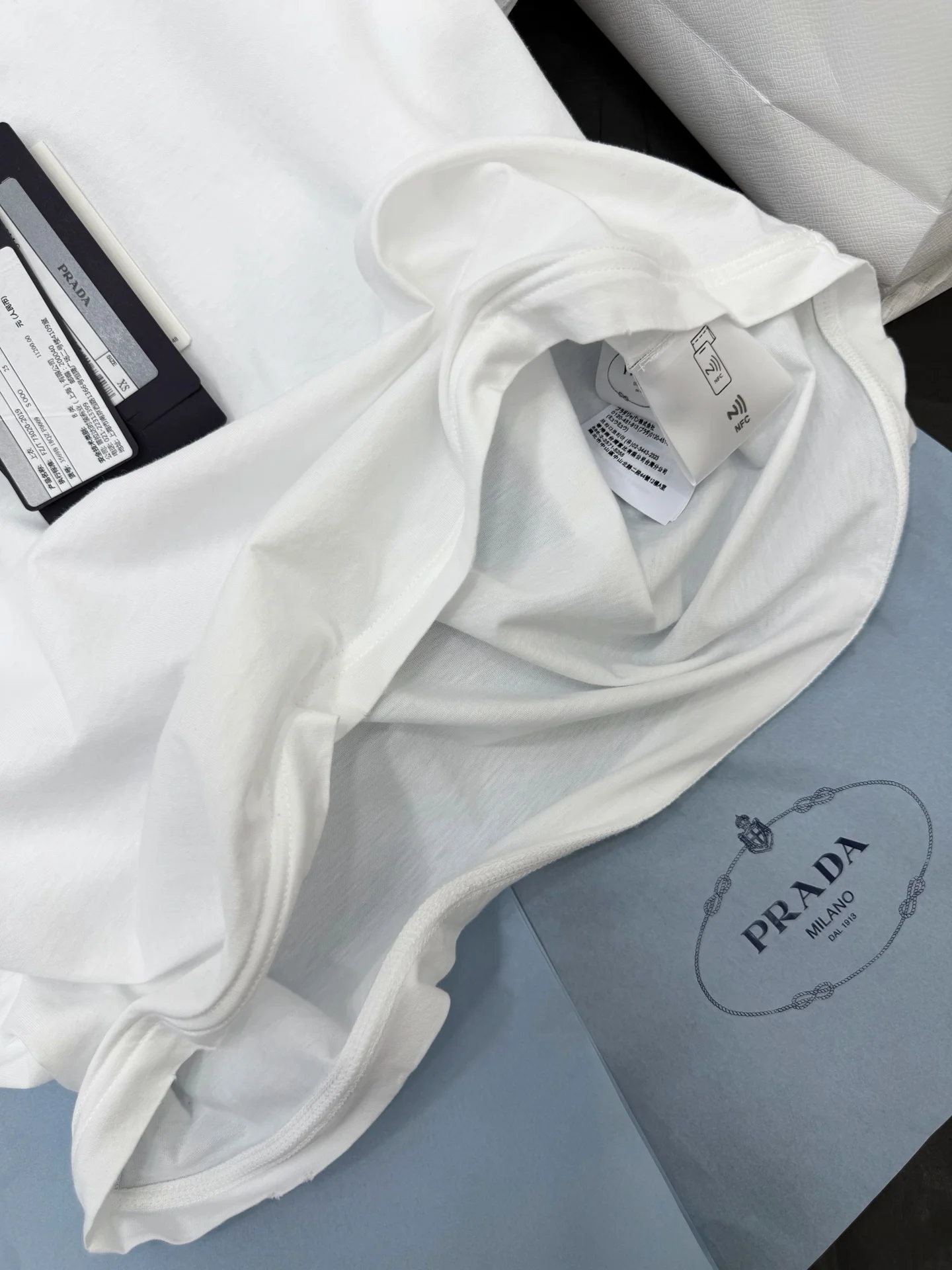 PRADA T-shirts White S-L B15202609063626 - Image 4