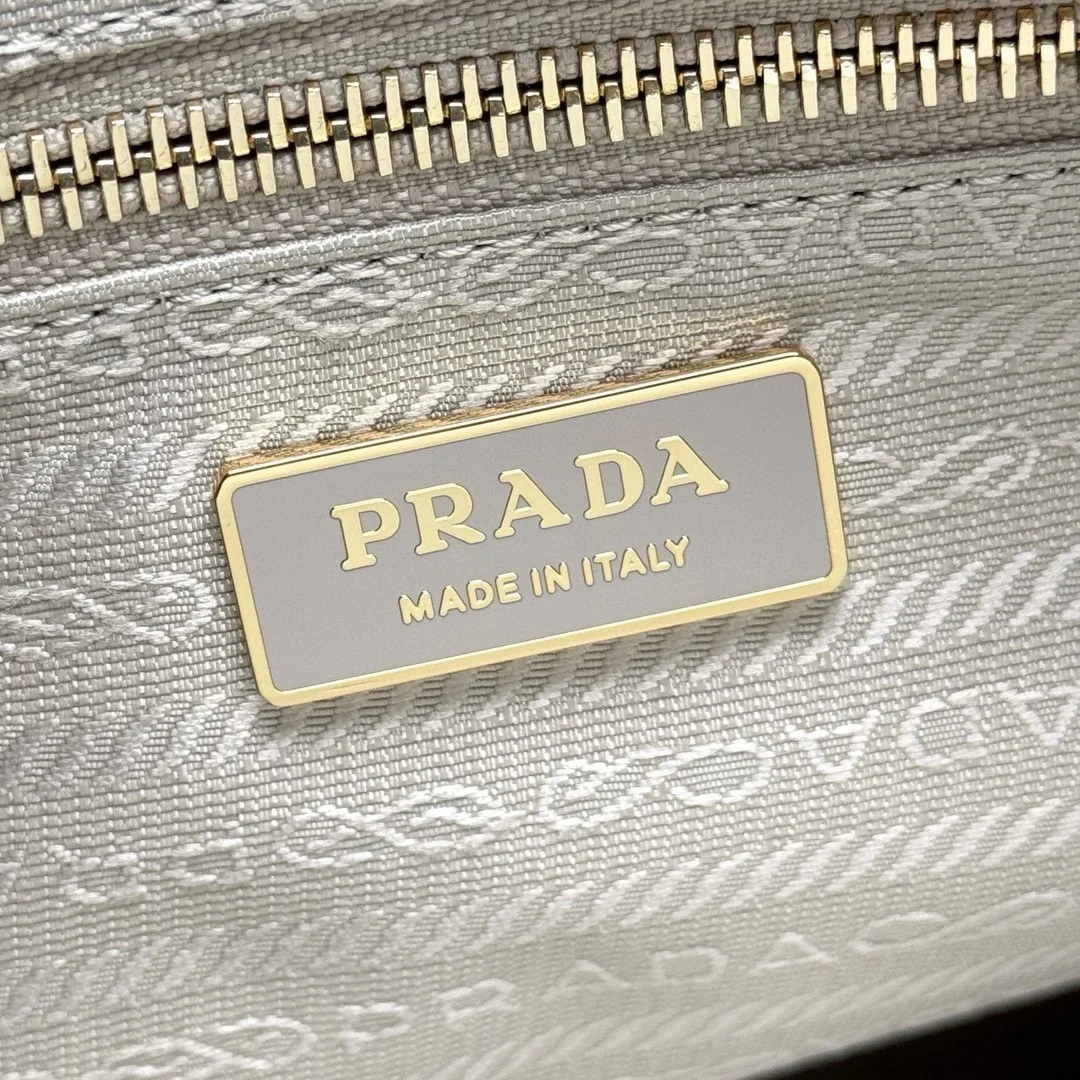 PRADA Totes Bags Beige-Gold 38X30X12CM G60202609090435 - Image 9
