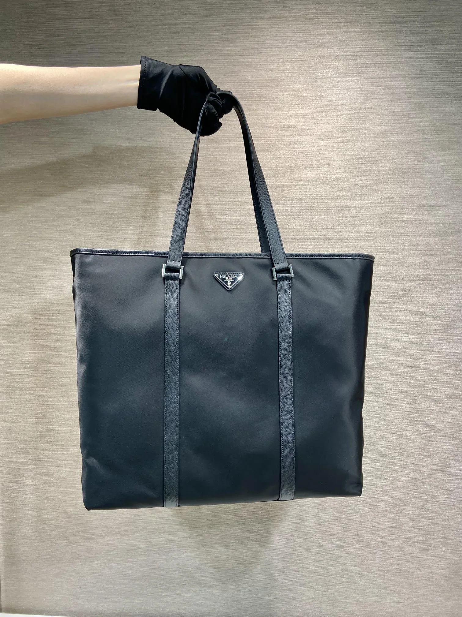 PRADA Totes Bags Black 40X38X16CM D20202609090432