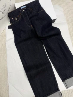 PRADA Trousers Blue-Gold S-L D15202609063627