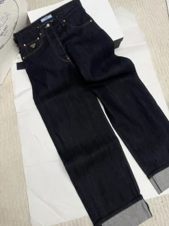 Alternative view of PRADA Trousers Blue-Gold S-L D15202609063627