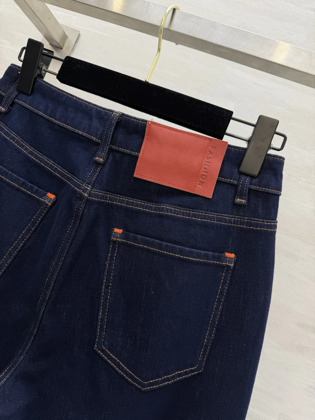 PRADA Trousers Denim Blue-Gold 26-30 B80202609062612 - Image 6