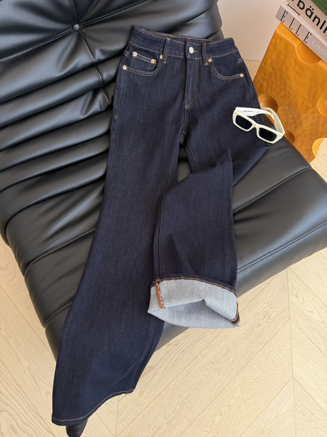 PRADA Trousers Stretch Denim Dark Blue S-L B35202609063056 - Image 4