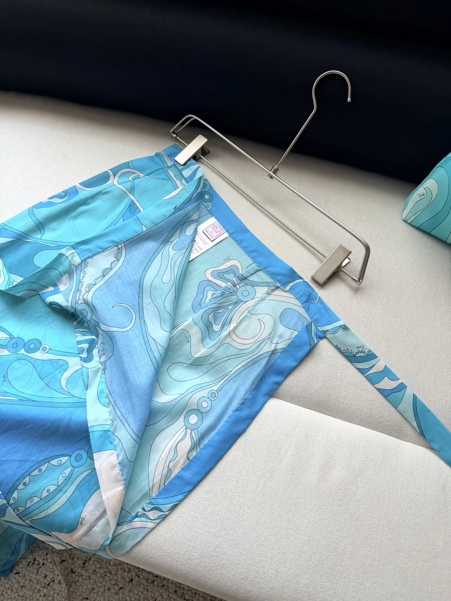 PUCCI Beachwear Cotton Blue-White 36-42 B15202609062423 - Image 3