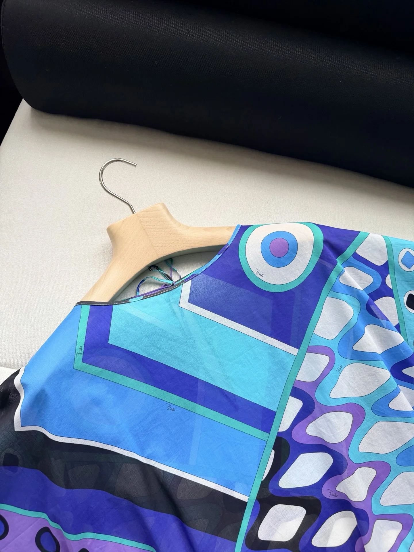 PUCCI Dresses Cotton Blue-Purple One Size C15202609063523 - Image 3