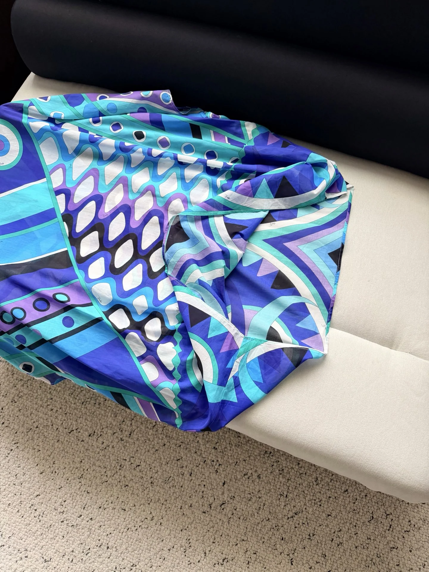 PUCCI Dresses Cotton Blue-Purple One Size C15202609063523 - Image 7