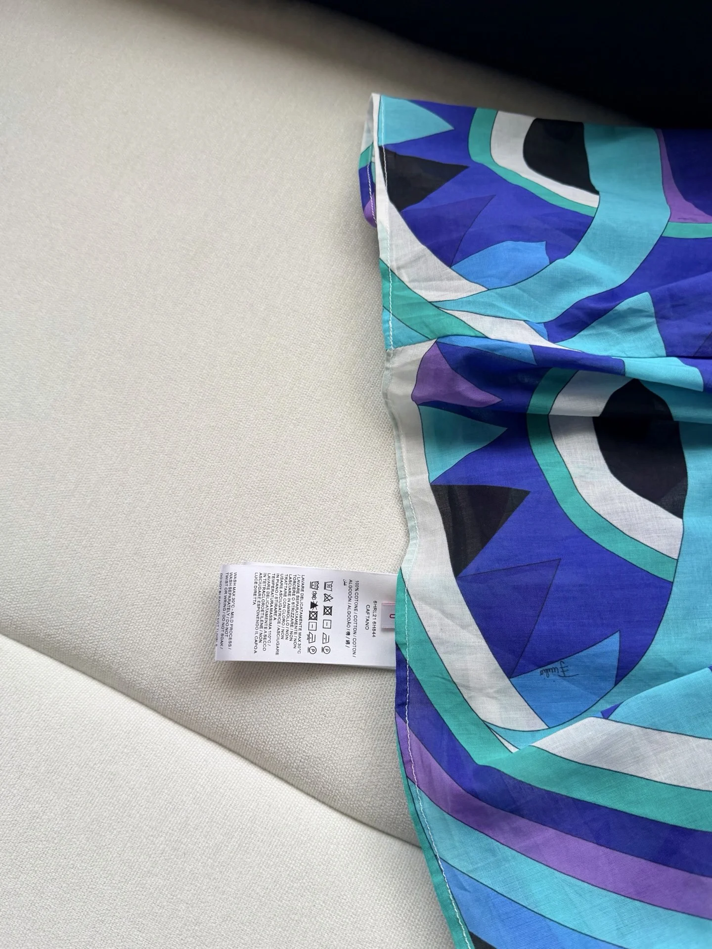 PUCCI Dresses Cotton Blue-Purple One Size C15202609063523 - Image 8